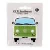 VW T2 BUS RUBBER MAGNET - FRONT / VERT |  | Décoration