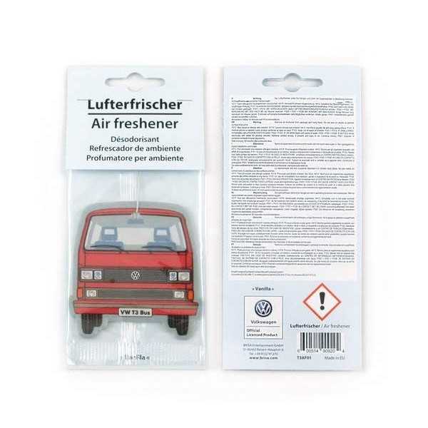 VW T3 BUS DÉSODORISANT - VANILLE / ROUGE |  | Désodorisant