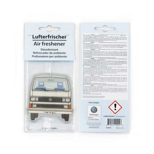 VW T3 DÉSODORISANT - pina colada / BLANC |  | Désodorisant