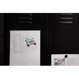 VW T3 BUS MAGNET CAOUTCHOUC - FRONT / BLANC |  | Décoration