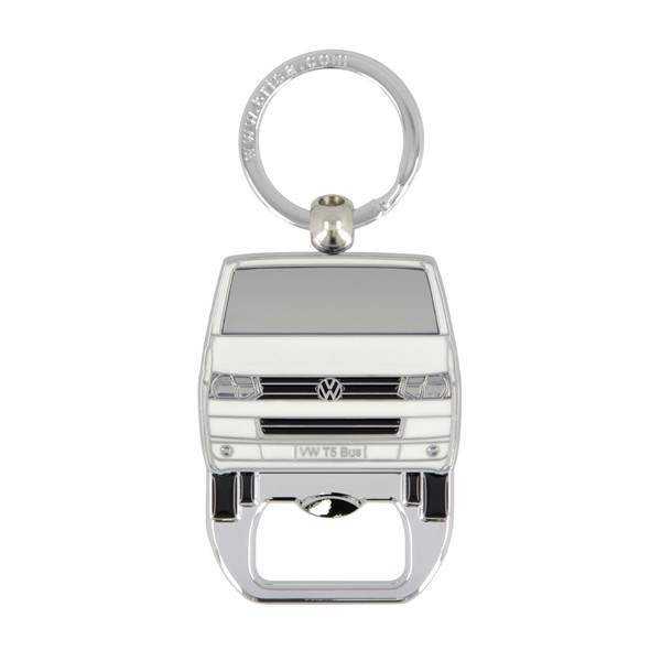 T5 VW BUS CLEFS avec dÃ©capsuleur BLISTER EMBALLAGE - BLANC (D)