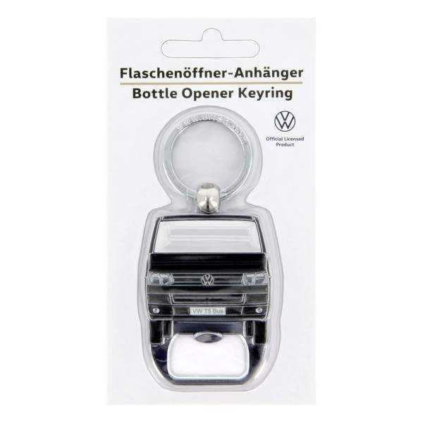 T5 VW BUS PORTE-CLÉS avec décapsuleur BLISTER EMBALLAGE - NOIR (D) ...