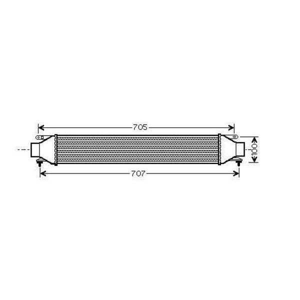 REFROIDISSEUR INTERMÃ‰DIAIRE FIAT GRANDE PUNTO 1.9 MJTD