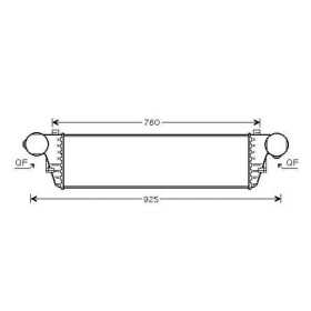 REFROIDISSEUR INTERMÃ‰DIAIRE MERCEDES  W 203   220 CDI