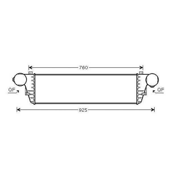 REFROIDISSEUR INTERMÉDIAIRE MERCEDES W 203  220 CDI | MERCEDES | Ec...