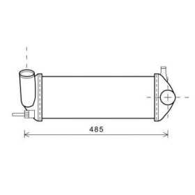 REFROIDISSEUR INTERMÃ‰DIAIRE RENAULT KANGOO  II 1.5 DCI