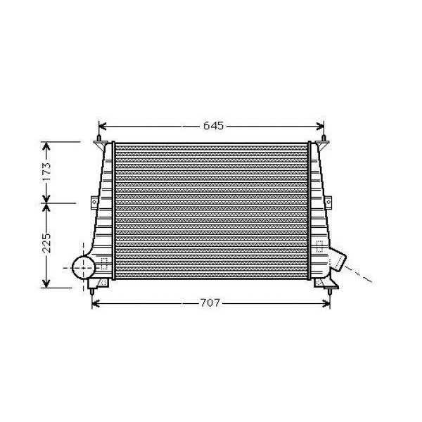 REFROIDISSEUR INTERMÃ‰DIAIRE SAAB 9 5  6 ZYL