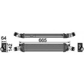 REFROIDISSEUR INTERMÉDIAIRE AUDI A4 8K2 2008 2015 | AUDI | Echangeu...