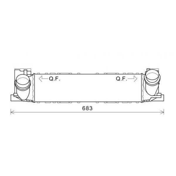 REFROIDISSEUR INTERMÃ‰DIAIRE BMW 1 F20/F21 / 2 F23 F87