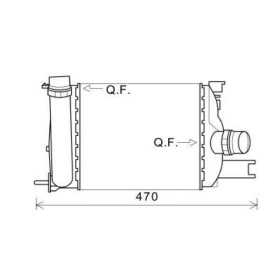 REFROIDISSEUR INTERMÉDIAIRE CLIO  DOKER. DACIA DOKKER 1.2 I * 11/12...