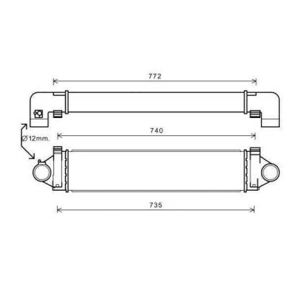 REFROIDISSEUR INTERMÃ‰DIAIRE VOLVO V40 / V70 III / S80