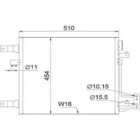CONDENSATEUR JEEP JEEP WRANGLER 03/2006 | JEEP | Radiateur / Conden...