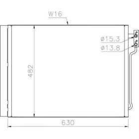 CONDENSEUR BMW BMW 5ER F10 09/2011 | BMW | Radiateur / Condenseur