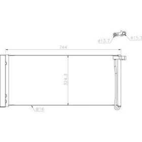 CONDENSATEUR PORSCHE PANAMERA 09/2009