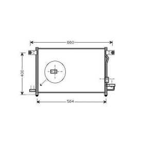 CONDENSATEUR DAEWOO CHEVROLET AVEO 03/2005