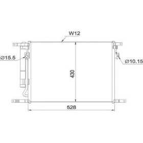 CONDENSATEUR CHEVROLET AVEO 02/2007