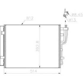 CONDENSATEUR HYUNDAI I30 / KIA Ceed