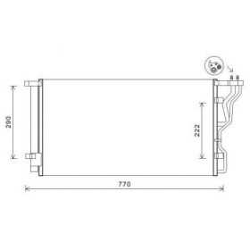 CONDENSATEUR HYUNDAI I40 10/2011