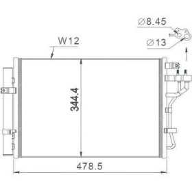 CONDENSATEUR KIA PICANTO 05/2011