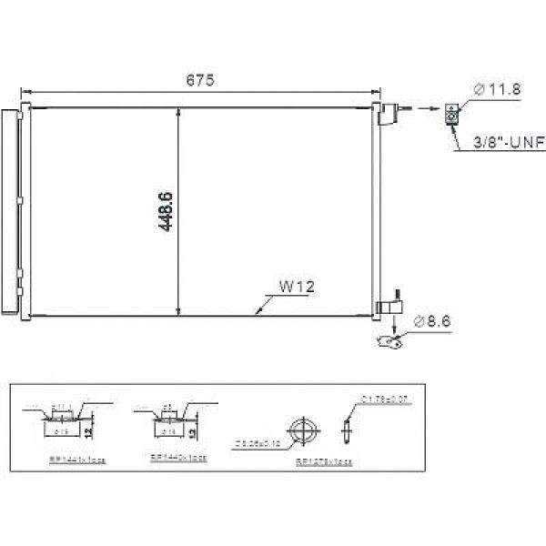 CONDENSATEUR Mercedes W205/W213/W222