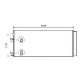 CONDENSATEUR OPEL Corsa E 1.0/1.3CDTi