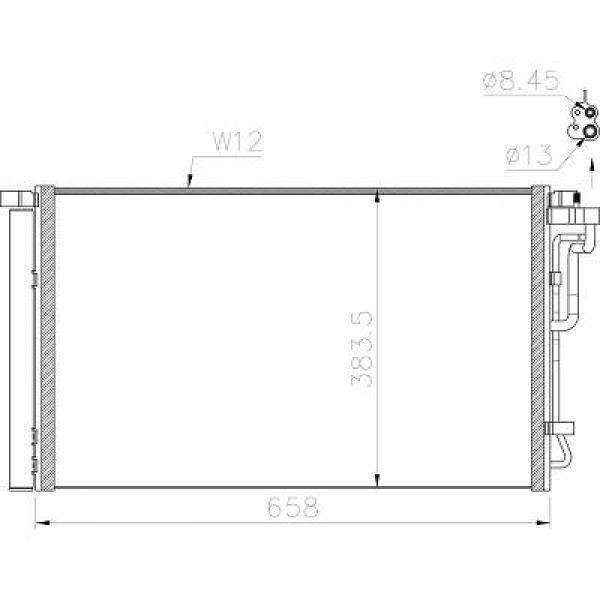 CONDENSATEUR HYUNDAI I30