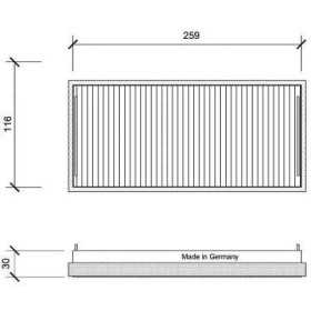 FILTRE INTERIEUR MERCEDES W210/W220/Unimog
