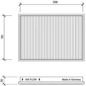 FILTRE INTÃ‰RIEUR VW Passat