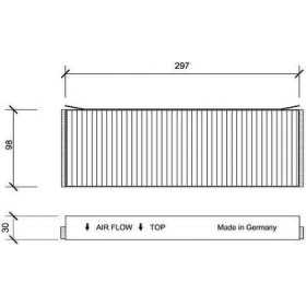 FILTRE INTÃ‰RIEUR AUDI A6/R8