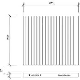 FILTRE INTERIEUR HYUNDAI Accent/i40/Tucson/Veloster