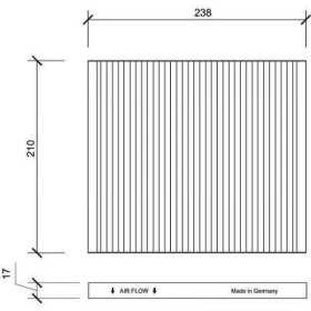 FILTRE INTÃ‰RIEUR KIA Carnival/Cerato