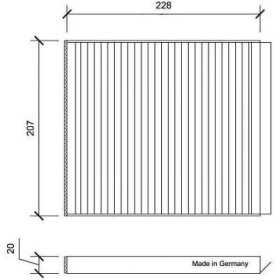 FILTRE INTÃ‰RIEUR CHEVROLET Aveo/Kalos