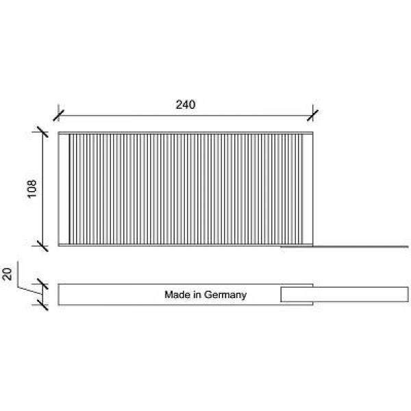 FILTRE INTERIEUR RENAULT Kangoo/Master