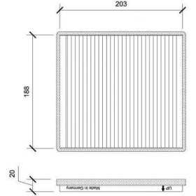 FILTRE INTÃ‰RIEUR CHEVROLET Spark  2009