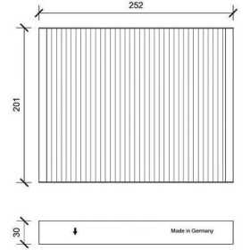 FILTRE INTERIEUR HYUNDAI ix55  2006