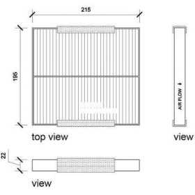 FILTRE INTÃ‰RIEUR MAZDA 6  08.2007