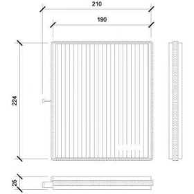 FILTRE INTÃ‰RIEUR CHEVROLET Nubira  2005