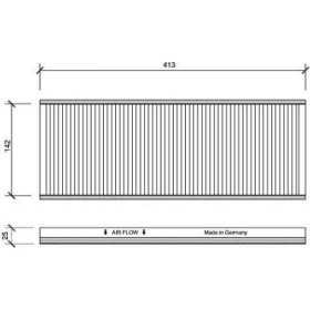 FILTRE INTERIEUR OPEL Vectra B