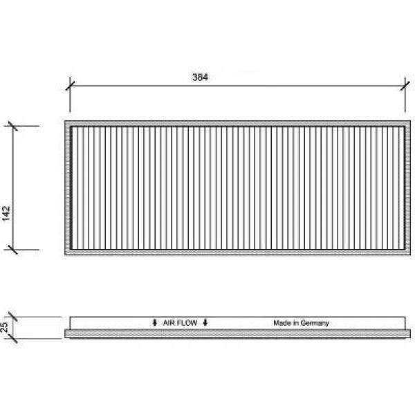 FILTRE INTÃ‰RIEUR AUDI A4/Coupe/Cabriolet