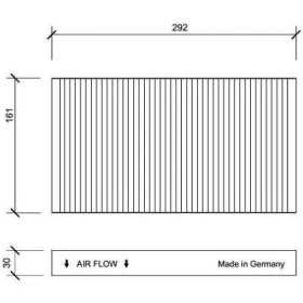 FILTRE INTÃ‰RIEUR ALFA ROME 156  09.97 09.05