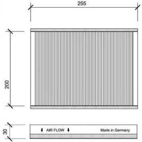 FILTRE INTERIEUR CITROEN Xsara Picasso  12.99