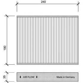 FILTRE INTÃ‰RIEUR FORD Fiesta V/Fusion