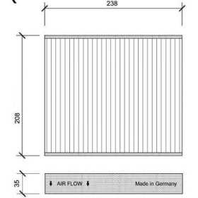 FILTRE INTÃ‰RIEUR FORD C Max/Galaxy