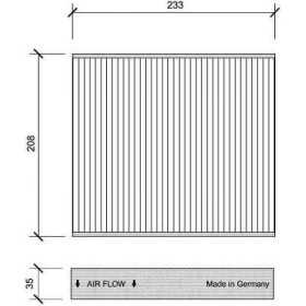 FILTRE INTÃ‰RIEUR FORD Focus II
