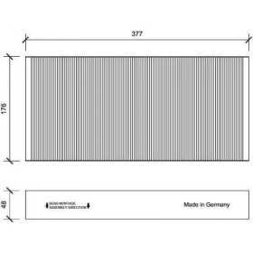 FILTRE INTERIEUR CITROEN Jumpy  2007