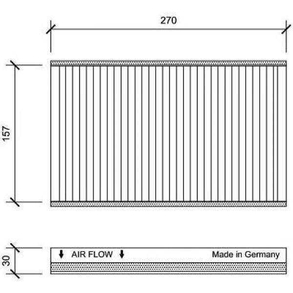 FILTRE INTERIEUR LAND ROVE Range Rover Sport