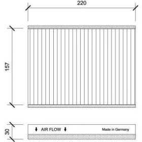 FILTRE INTERIEUR FIAT 500L / 500X