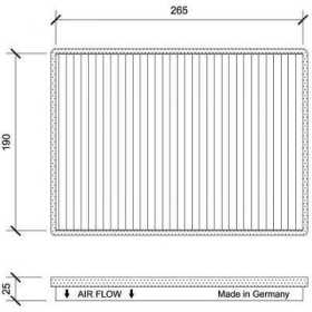 FILTRE INTÃ‰RIEUR CHEVROLET Captiva  06.2006