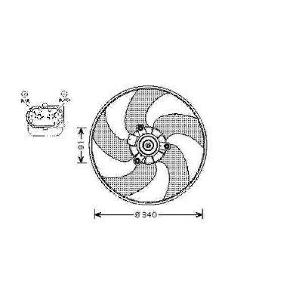 VENTILATEUR LÃœFTER  PEUGEOT