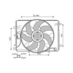 VENTILATEUR MERCEDES C Klasse W 204